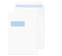 Blake Purely Everyday 12892/50 PR Lot de 50 enveloppes auto-adhésives avec fenêtre Blanc Format C4 324 x 229 mm 90 g/m²
