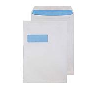 Blake Purely Everyday C4 324 x 229 mm Enveloppes auto-adhésives à fenêtre-Blanc-A4-Lot de 25