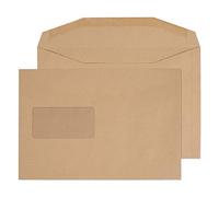 Blake Purely Everyday C5+ 162 x 235 mm 80 g/m² Enveloppes Courrier Gommée Fenêtre (4406) Manille - Boîte de 500