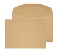 Blake Purely Everyday C6 114 x 162 mm-Enveloppes gommées avec fenêtre Format DL-Lot de 1000, Manille