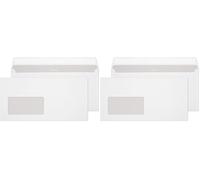 Blake Purely Everyday DL - 110 x 220 mm 75 g/m² Enveloppes Bande Adhésive Fenêtre à Gauche (22774) - Boîte de 500 (Lot de 2)
