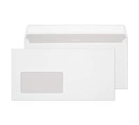 Blake Purely Everyday DL - 110 x 220 mm 75 g/m² Enveloppes Bande Adhésive Fenêtre à Gauche (22774) - Boîte de 500