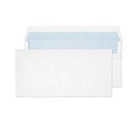 Blake Purely Everyday DL 110 x 220 mm Enveloppes Autocollante (13882/50 PR) Blanc - Boîte de 50