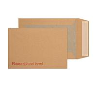 Blake Purely Packaging C5+ 240 x 165 mm 120 g/m² Enveloppes Pochettes Dos Carton Bande Adhésive (4112) Manille - Boîte de 125