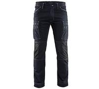 Blåkläder Pantalon de service 14591142 Denim Stretch Bleu marine/Noir Taille C46