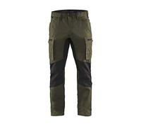 Blaklader 14591845 Service Pantalon Stretch, Vert olive foncé, taille C60