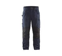 Blaklader 14951330 Shorts de service avec poches à ongles, Marine noire/Noir, taille C46