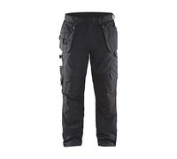 Blaklader 14961330 Shorts de service avec poches à ongles, Noir/jaune, taille C56
