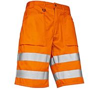 Blaklader 15371804 Shorts haute visibilité sans poche à ongles, Orange, taille C54