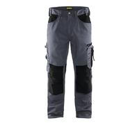 Blaklader 15561860 Pantalons sans poches à clous, Gris/noir, taille C58
