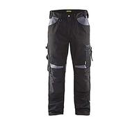 Blaklader 15561860 Pantalons sans poches à clous, Pierre/Noir, taille C60