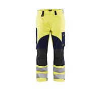 Blaklader 15881512 Pantalons multiformes inhérents, Jaune/Marine, taille C156