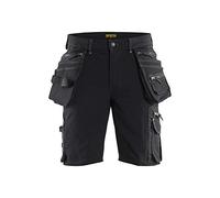 Blaklader 19881644 Shorts d'artisan en Stretch 4 Voies sans Poches à Clous X1900, Noir, Taille C52