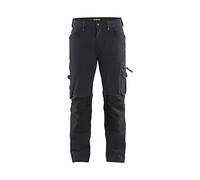 Blaklader 19891644 Shorts d'artisan en stretch 4 voies sans poches à clous X1900, Gris foncé/Noir, taille C50