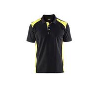 Blaklader 33241050 Polo Shirt, Noir/Jaune, Taille XL