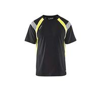 Blaklader 33321030 T-SHIRT, Bleu marine/jaune, taille L