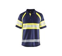 Blaklader 33381051 T-SHIRT UV HIGH VIS, Bleu marin/jaune, taille M