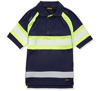 Blaklader 33381051 T-SHIRT UV HIGH VIS, Bleu marin/jaune, taille XS