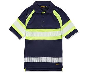 Blaklader 33381051 T-SHIRT UV HIGH VIS, Bleu marin/jaune, taille XS