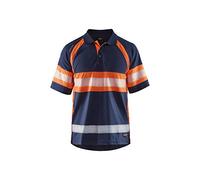 Blaklader 33381051 T-SHIRT UV HIGH VIS, Bleu marin/Orange, taille M