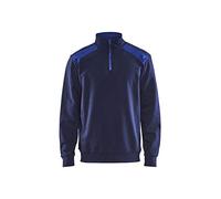 Blaklader 33531158 DEMI-ZIP 2 TONS, Bleu marine/Bleuet, taille XXL