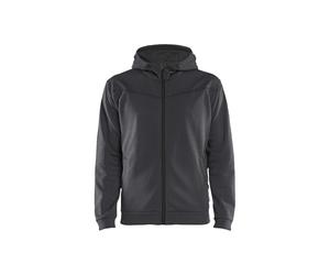 Blaklader 336325269699L Sweat à capuche zippé Gris moyen/noir Taille L