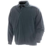 Blaklader 33701158 SWEAT-SHIRT AVEC COL, Gris, taille XXL