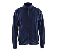 Blaklader 33711158 SWEATSHIRT AVEC FERMETURE ÉCLAIR COMPLÈTE, Bleu marine, taille XXXL