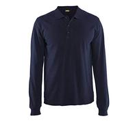 Blaklader 33881050 POLO MANCHES LONGUES, Bleu marine, taille XXXL