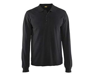 Blaklader 33881050 POLO MANCHES LONGUES, Noir, taille L