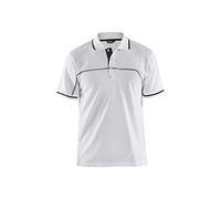 Blaklader 33891050 POLO SHIRT, blanc/gris foncé, taille XL