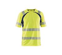 Blaklader 33971013 T-SHIR UV HIGH VIS, Jaune/Marine, taille XXXL