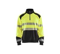 Sweatshirt col camionneur haute-visibilitÃ© Blaklader Jaune 3XL
