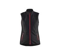 Blaklader 38512516 DAMES SOFTSHELL GILET, noir/rouge, taille XXXL