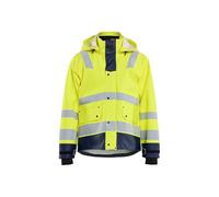Blaklader 43272005 VESTE DE PLUIE HAUTE VISIBILITÉ NIVEAU 3, Jaune/Marine, taille XXXL