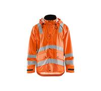 Blaklader 43272005 VESTE DE PLUIE HAUTE VISIBILITÉ NIVEAU 3, Orange, taille S