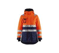 Blaklader 44721987 PARKA D'HIVER POUR FEMMES, Orange/Bleu marine, taille XXXL