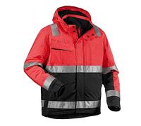 Blaklader 48701987 VESTE D'HIVER HAUTE VISIBILITÉ, Rouge/Noir, taille XL