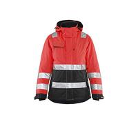 Blaklader 48721987 VESTE D'HIVER HAUTE VISIBILITÉ POUR DAMES, Rouge/Noir, taille XL