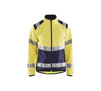 Blakläder® Veste Softshell High Vis 4877 2516 en différentes couleurs, Couleur:jaune/bleu marine, Taille:L