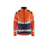 Blakläder® Veste Softshell High Vis 4877 2516 en plusieurs coloris, Couleur:orange/bleu marine, Taille:S