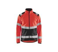 Blaklader 48772516 VESTE EN SOFTSHELL HAUTE VISIBILITÉ, Rouge/Noir, taille L