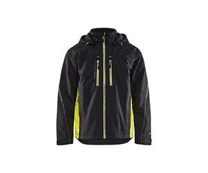 Blaklader 48901977 VESTE FONCTIONNELLE DOUBLÉE ET LÉGÈRE, Noir/jaune, taille 4XL