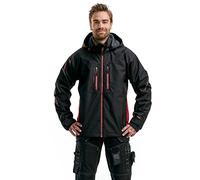 Blaklader 489019779956 VESTE FONCTIONNELLE DOUBLÉE ET LÉGÈRE, Noir/Rouge, taille 4XL