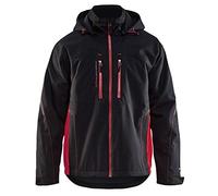 Blakläder Veste d'hiver 48901977 doublée fonctionnelle légère Noir/Rouge Taille S