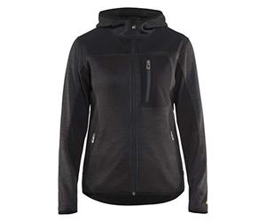 Blaklader 49312117 VESTE TRICOTÉE POUR DAMES, Gris foncé/Noir, taille XXXL