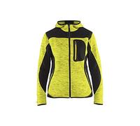 Blaklader 49312117 VESTE TRICOTÉE POUR DAMES, jaune/noir, taille XXL