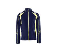 Blaklader 49931010 VESTE EN MICROPOLAIRE, Bleu marin/jaune, taille L