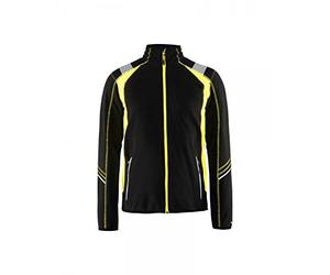 Blaklader 49931010 VESTE EN MICROPOLAIRE, Noir/jaune, taille XL