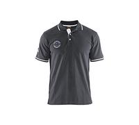 Blaklader 91751050 POLO SHIRT LIMITÉ, Gris/blanc, taille XL